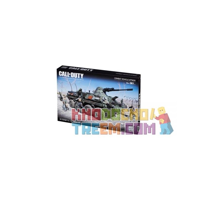 MEGA BLOKS CNG87 non Lego TẤN CÔNG XE TĂNG bộ đồ chơi xếp lắp ráp ghép mô hình Call Of Duty COMBAT VEHICLE ATTACK 961 khối