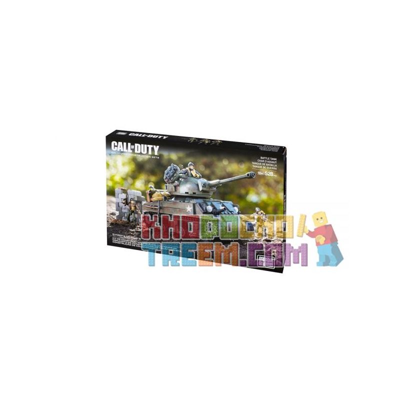 MEGA BLOKS CNG96 non Lego XE TĂNG CHIẾN ĐẤU ANH HÙNG bộ đồ chơi xếp lắp ráp ghép mô hình Call Of Duty LEGENDS BATTLE TANK 528 khối