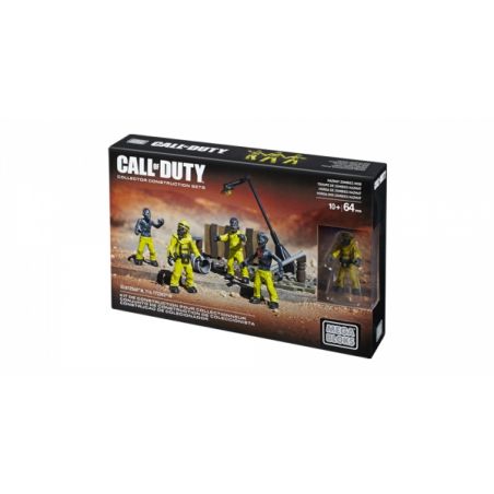 MEGA BLOKS CNK31 non  QUẦN ÁO BẢO HỘ ZOMBIE bộ đồ chơi xếp lắp ráp ghép mô hình Call Of Duty HAZMAT ZOMBIES MOB 64 khối