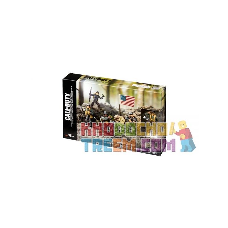 MEGA BLOKS DPW86 non Lego TÚI BỘ BINH CỔ ĐIỂN bộ đồ chơi xếp lắp ráp ghép mô hình Call Of Duty CLASSIC INFANTRY PACK 95 khối