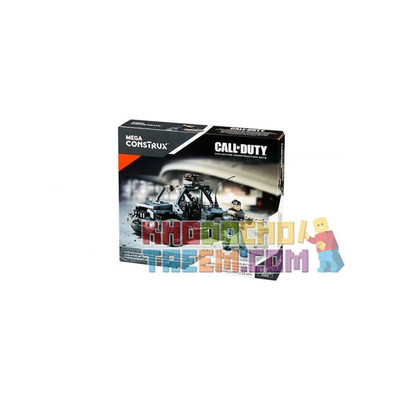 MEGA BLOKS DXB63 non Lego TRINH SÁT MẶT ĐẤT TRÊN MỌI ĐỊA HÌNH bộ đồ chơi xếp lắp ráp ghép mô hình Call Of Duty ATV GROUND RECON 187 khối