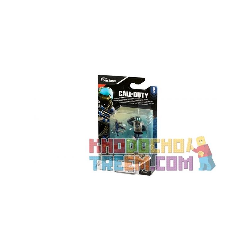 MEGA BLOKS FDY63 Xếp hình kiểu Lego CALL OF DUTY Jet Pilot Call-of-duty Airplane Pilot Phi Công Máy Bay 23 khối MEGA BLOKS FDY63 Xếp hình kiểu Lego CALL OF DUTY Jet Pilot Call-of-duty Airplane Pilot Phi Công Máy Bay 23 khối