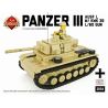 BRICKMANIA 2054 non  LOẠI 3 XE TĂNG bộ đồ chơi xếp lắp ráp ghép mô hình Military Army PANZER III AUSF L Quân Sự Bộ Đội 427 khối