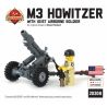 BRICKMANIA 2030BP non  LỰU PHÁO M3 105MM VÀ BINH LÍNH SƯ ĐOÀN DÙ 101 bộ đồ chơi xếp lắp ráp ghép mô hình Military Army M3 105MM HOWITZER WITH 101ST AIRBORNE SOLDIER Quân Sự Bộ Đội 63 khối