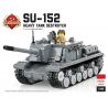 BRICKMANIA 2106 non  SÚNG TẤN CÔNG DIỆT TĂNG HẠNG NẶNG SU-152 bộ đồ chơi xếp lắp ráp ghép mô hình Military Army SU-152 HEAVY TANK DESTROYER / ASSAULT GUN Quân Sự Bộ Đội 777 khối