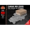 BRICKMANIA 2210 non  BÌA VẢI - GÓI BỔ SUNG GAZ AAA bộ đồ chơi xếp lắp ráp ghép mô hình Military Army CANVAS BED COVER - PACK FOR GAZ AAA Quân Sự Bộ Đội 56 khối