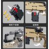 PanlosBrick 670002 Panlos Brick 670002 non  SÚNG TRƯỜNG M24 bộ đồ chơi xếp lắp ráp ghép mô hình Military Army SNIPER RIFLE Quân Sự Bộ Đội 1086 khối