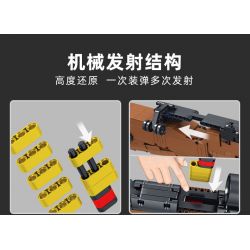 PanlosBrick 670012 Panlos Brick 670012 non  SÚNG TRƯỜNG KAR98K MAUSER bộ đồ chơi xếp lắp ráp ghép mô hình Military Army PARADE RIFLE Quân Sự Bộ Đội 1022 khối