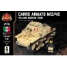 BRICKMANIA 2176 non  XE TĂNG HẠNG TRUNG CARRO ARMATO M13 40-Ý bộ đồ chơi xếp lắp ráp ghép mô hình Military Army CARRO ARMATO M13/40 - ITALIAN MEDIUM TANK Quân Sự Bộ Đội 348 khối