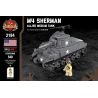 BRICKMANIA 2184 non  TĂNG HẠNG TRUNG M4 SHERMAN-ĐỒNG MINH (2018) bộ đồ chơi xếp lắp ráp ghép mô hình Military Army M4 SHERMAN - ALLIED MEDIUM TANK (2018) Quân Sự Bộ Đội 540 khối