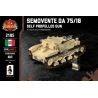 BRICKMANIA 2185 non  PHÁO TỰ HÀNH TYPE 75 18 bộ đồ chơi xếp lắp ráp ghép mô hình Military Army SEMOVENTE DA 75/18 - SELF PROPELLED GUN Quân Sự Bộ Đội 403 khối