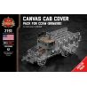 BRICKMANIA 2193 non  TỜI VẢI VÀ BỘ TỜI-CCKW (BKM2191) bộ đồ chơi xếp lắp ráp ghép mô hình Military Army CANVAS CAB COVER AND WINCH - PACK FOR CCKW (BKM2191) Quân Sự Bộ Đội 42 khối