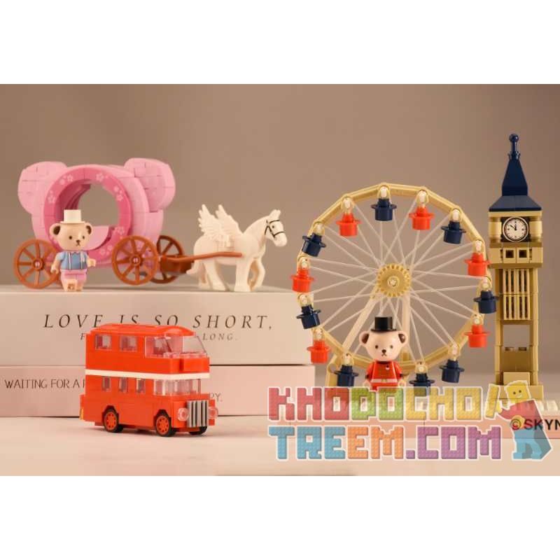 VIGGI 516001 Xếp hình kiểu Lego MOVIES Teddy Bear Collection Floral Story Of A Cherry Blossom Teddy Collection Sakura Story Truyện Sakura 152 khối VIGGI 516001 Xếp hình kiểu Lego MOVIES Teddy Bear Collection Floral Story Of A Cherry Blossom Teddy Collection Sakura Story Truyện Sakura 152 khối