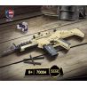 SHENZHEN RAEL ENTERTAINMENT 70004 non  SÚNG TRƯỜNG TẤN CÔNG SCAR bộ đồ chơi xếp lắp ráp ghép mô hình  Kỹ Thuật Công Nghệ Cao Mô Hình Phương Tiện 385 khối