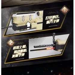 SHENZHEN RAEL ENTERTAINMENT 70004 non  SÚNG TRƯỜNG TẤN CÔNG SCAR bộ đồ chơi xếp lắp ráp ghép mô hình  Kỹ Thuật Công Nghệ Cao Mô Hình Phương Tiện 385 khối