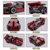 LEYI 31015 non  RẮN HỔ MANG LÙI XE bộ đồ chơi xếp lắp ráp ghép mô hình Racing Cuộc Đua 322 khối