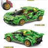 LEYI 31017 non  XE HURACAN GT3 PULL BACK bộ đồ chơi xếp lắp ráp ghép mô hình Racing Cuộc Đua 345 khối