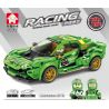 LEYI 31017 non  XE HURACAN GT3 PULL BACK bộ đồ chơi xếp lắp ráp ghép mô hình Racing Cuộc Đua 345 khối