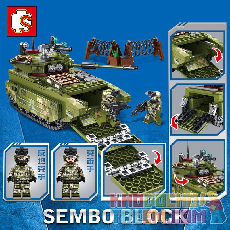 SEMBO 105564 non  XE TẤN CÔNG ĐỔ BỘ ZTD-05 bộ đồ chơi xếp lắp ráp ghép mô hình Iron Blood Heavy Equipment Đặc Nhiệm Máu Và Sắt 413 khối SEMBO 105564 non  XE TẤN CÔNG ĐỔ BỘ ZTD-05 bộ đồ chơi xếp lắp ráp ghép mô hình Iron Blood Heavy Equipment Đặc Nhiệm Máu Và Sắt 413 khối