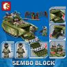 SEMBO 105564 non  XE TẤN CÔNG ĐỔ BỘ ZTD-05 bộ đồ chơi xếp lắp ráp ghép mô hình Iron Blood Heavy Equipment Đặc Nhiệm Máu Và Sắt 413 khối