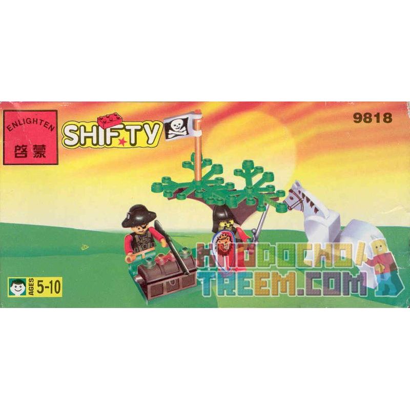 Enlighten 9818 Qman 9818 KEEPPLEY 9818 Xếp hình kiểu Lego Treasure Defense Bảo Vệ Kho Báu 15 khối Enlighten 9818 Qman 9818 KEEPPLEY 9818 Xếp hình kiểu Lego Treasure Defense Bảo Vệ Kho Báu 15 khối