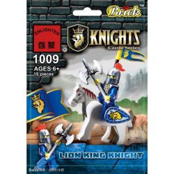Enlighten 1009 Qman 1009 KEEPPLEY 1009 Xếp hình kiểu Lego Lion King Knight Lion Knight Hiệp Sĩ Sư Tử 19 khối