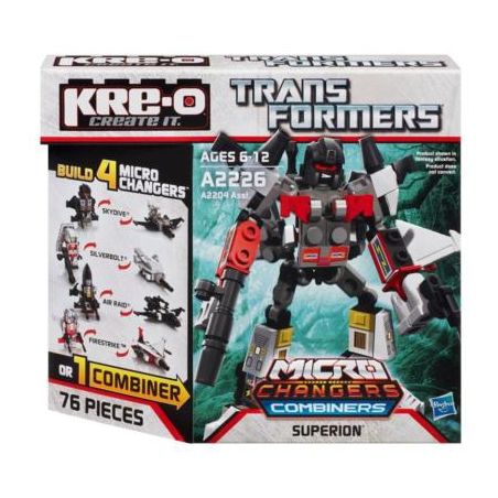 KRE-O A2226 2226 non  KHÔNG SỢ HÃI bộ đồ chơi xếp lắp ráp ghép mô hình Movie & Game SUPERION SET Phim Và Trò Chơi 76 khối