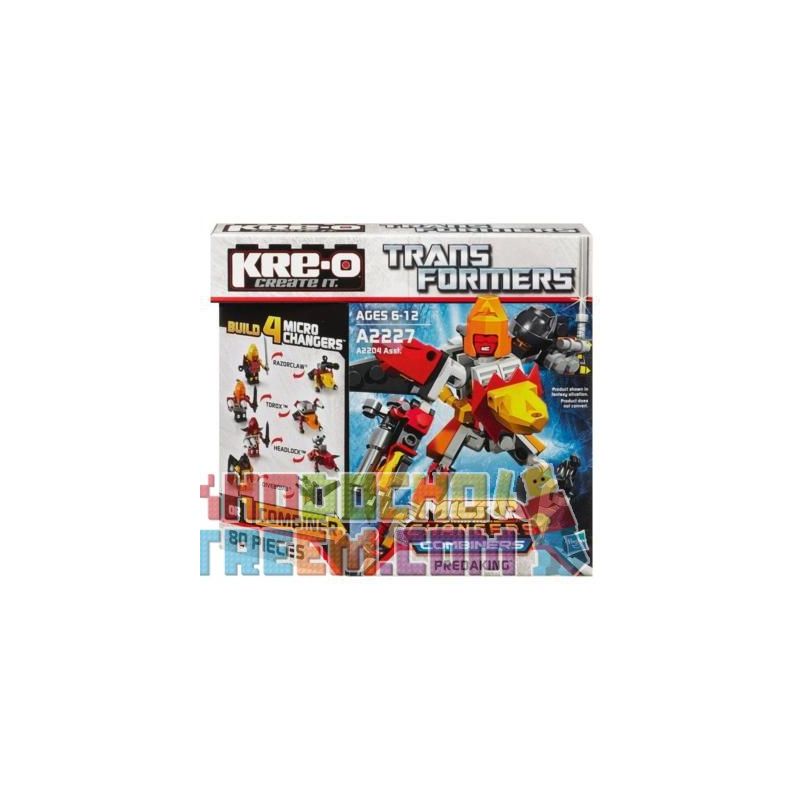 KRE-O A2227 2227 non Lego BAY BỔNG bộ đồ chơi xếp lắp ráp ghép mô hình Movie & Game PREDAKING SET Phim Và Trò Chơi 80 khối