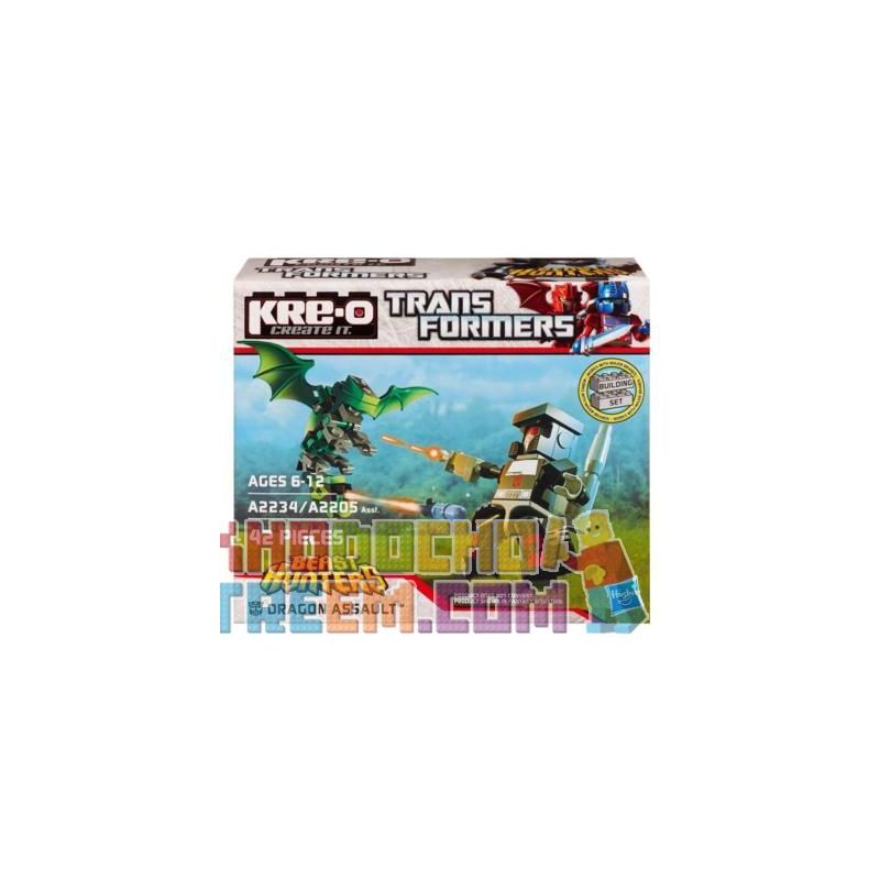 KRE-O A2234 2234 Xếp hình kiểu Lego Dragon Assault Set Dragon Strike Dragon Strike. 42 khối KRE-O A2234 2234 Xếp hình kiểu Lego Dragon Assault Set Dragon Strike Dragon Strike. 42 khối