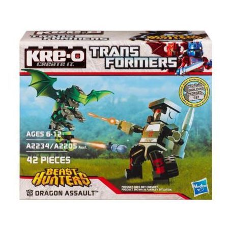 KRE-O A2234 2234 non  DRAGON STRIKE. bộ đồ chơi xếp lắp ráp ghép mô hình Movie & Game DRAGON ASSAULT SET Phim Và Trò Chơi 42 khối