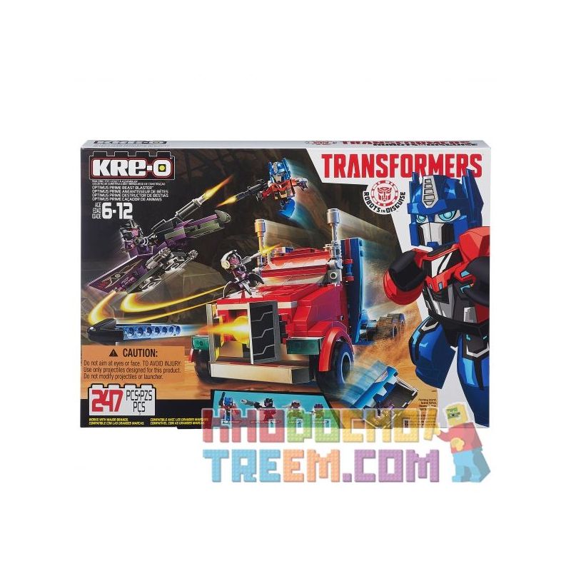 KRE-O B0951 0951 Xếp hình kiểu Lego Optimus Prime Beast Blaster Optimus. 247 khối KRE-O B0951 0951 Xếp hình kiểu Lego Optimus Prime Beast Blaster Optimus. 247 khối