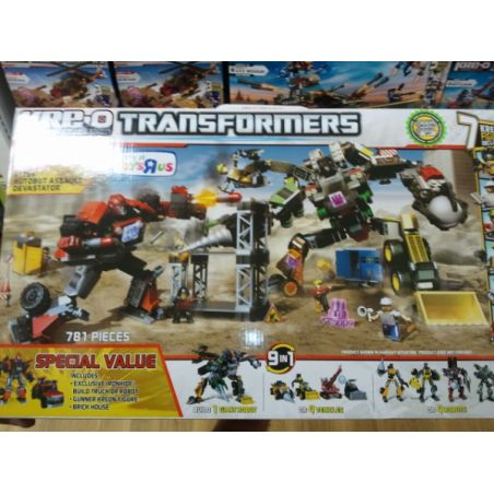 KRE-O A1266 1266 non  AUTOBOTS TẤN CÔNG HERCULES bộ đồ chơi xếp lắp ráp ghép mô hình Movie & Game AUTOBOT ASSAULT DEVASTATOR Phim Và Trò Chơi 781 khối