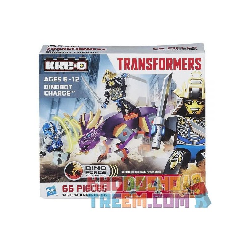 KRE-O A6949 6949 Xếp hình kiểu Lego DINO Dinobot Charge Dinosaur King Kong Khủng Long Vua Kong. 66 khối KRE-O A6949 6949 Xếp hình kiểu Lego DINO Dinobot Charge Dinosaur King Kong Khủng Long Vua Kong. 66 khối