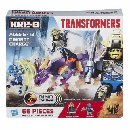 KRE-O A6949 6949 non  KHỦNG LONG VUA KONG. bộ đồ chơi xếp lắp ráp ghép mô hình Dino DINOBOT CHARGE 66 khối