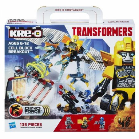 KRE-O A6951 6951 non  ĐỘT PHÁ TẾ BÀO bộ đồ chơi xếp lắp ráp ghép mô hình Movie & Game CELL BLOCK BREAKOUT Phim Và Trò Chơi 135 khối