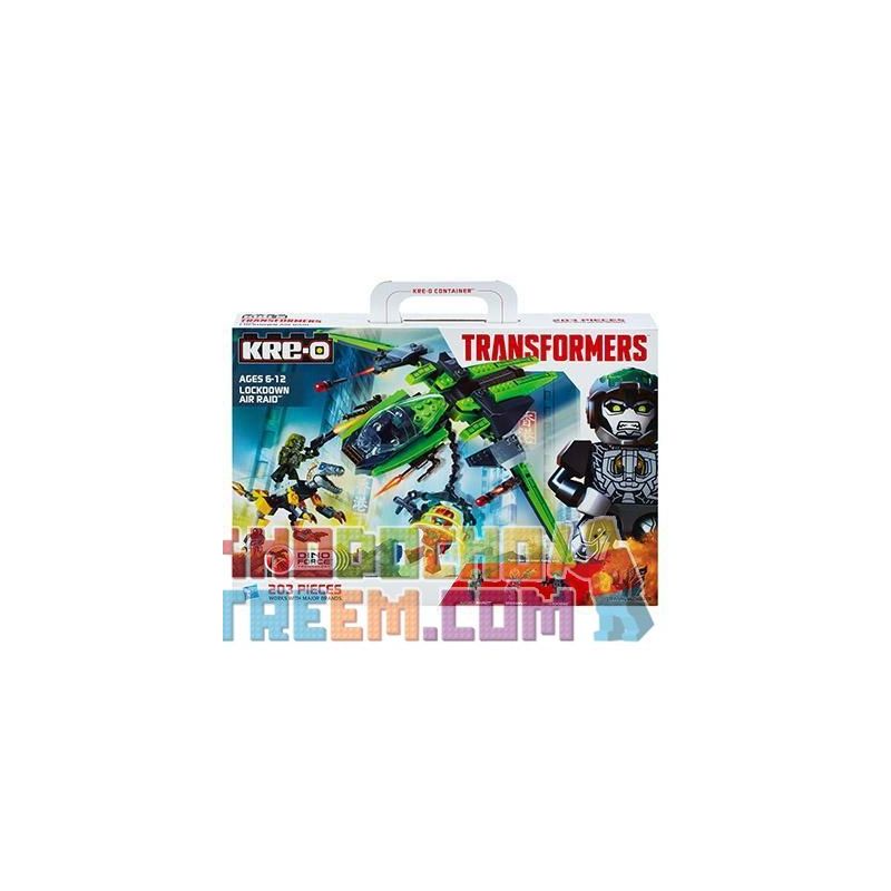 KRE-O A6956 6956 Xếp hình kiểu Lego Lockdown Air Raid Disabled Air Strike Cuộc Không Kích Giam Giữ 203 khối KRE-O A6956 6956 Xếp hình kiểu Lego Lockdown Air Raid Disabled Air Strike Cuộc Không Kích Giam Giữ 203 khối