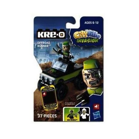 KRE-O A4911 4911 non  SUV. bộ đồ chơi xếp lắp ráp ghép mô hình Movie & Game OFFROAD RUNNER Phim Và Trò Chơi 37 khối
