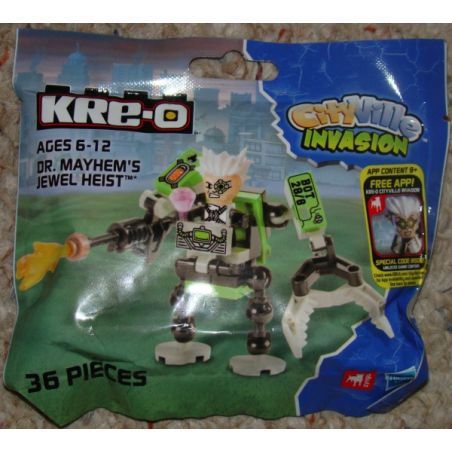 KRE-O A5839 5839 non  VỤ CƯỚP TRANG SỨC CỦA TIẾN SĨ MAYHEM (ĐỘC QUYỀN SDCC2013) bộ đồ chơi xếp lắp ráp ghép mô hình Dc Comics Super Heroes DR. MAYHEM'S JEWEL HEIST (SDCC2013 EXCLUSIVE) Siêu Anh Hùng Dc 36 khối