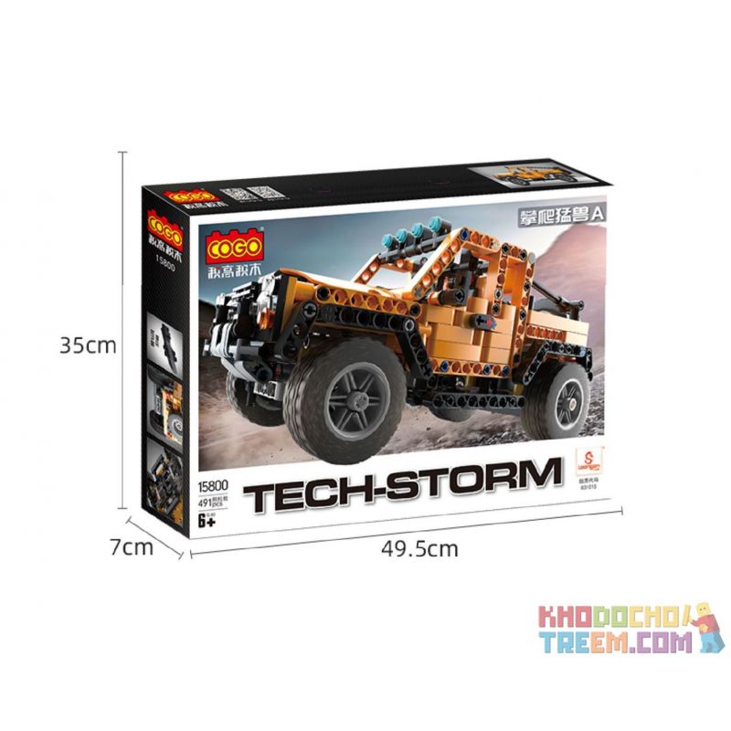 COGO 15800A 15800B non  XE ĐỊA HÌNH 2 LOẠI THÚ LEO NÚI TỔNG THỐNG BẠO LỰC bộ đồ chơi xếp lắp ráp ghép mô hình  TECH-STORM Kỹ Thuật Công Nghệ Cao Mô Hình Phương Tiện 992 khối COGO 15800A 15800B non  XE ĐỊA HÌNH 2 LOẠI THÚ LEO NÚI TỔNG THỐNG BẠO LỰC bộ đồ chơi xếp lắp ráp ghép mô hình  TECH-STORM Kỹ Thuật Công Nghệ Cao Mô Hình Phương Tiện 992 khối