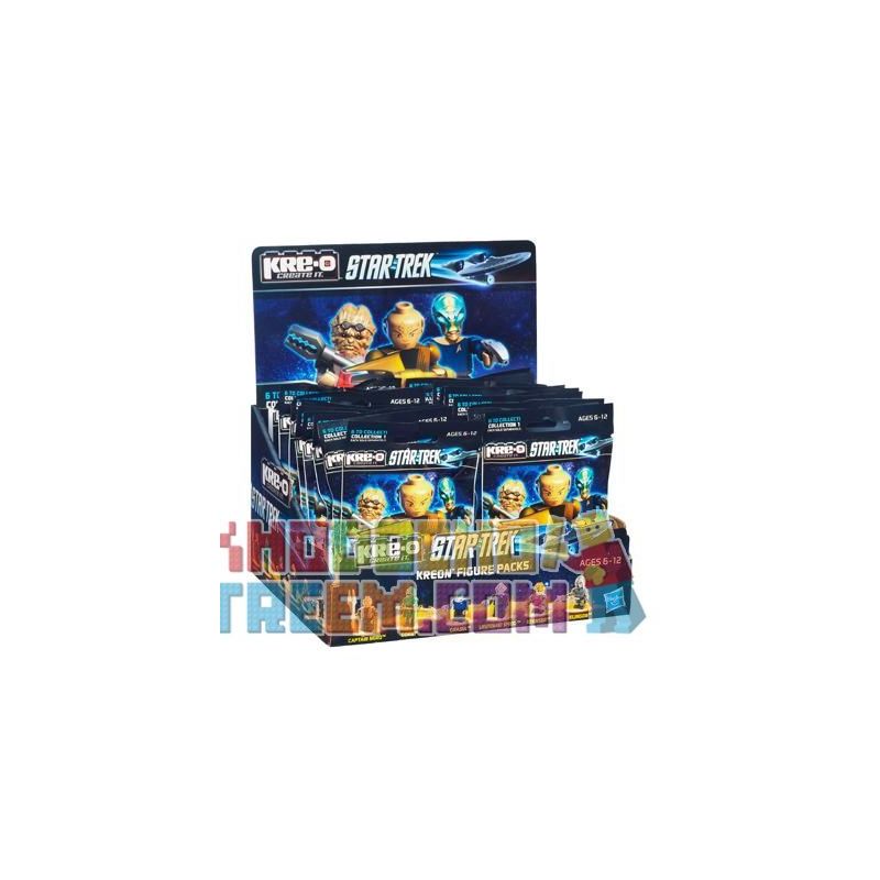 KRE-O A3134 3134 K0167 0167 non Lego GÓI NHÂN VẬT NHỎ STAR TREK SERIES 1 (NGẪU NHIÊN) bộ đồ chơi xếp lắp ráp ghép mô hình Movie & Game SERIES 1 KREON FIGURE PACK {RANDOM} Phim Và Trò Chơi 2 khối