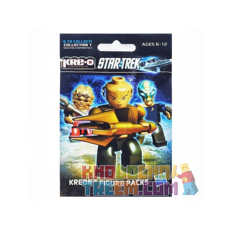 KRE-O A3134 3134 K0167 0167 non  GÓI NHÂN VẬT NHỎ STAR TREK SERIES 1 (NGẪU NHIÊN) bộ đồ chơi xếp lắp ráp ghép mô hình Movie & Game SERIES 1 KREON FIGURE PACK {RANDOM} Phim Và Trò Chơi 2 khối