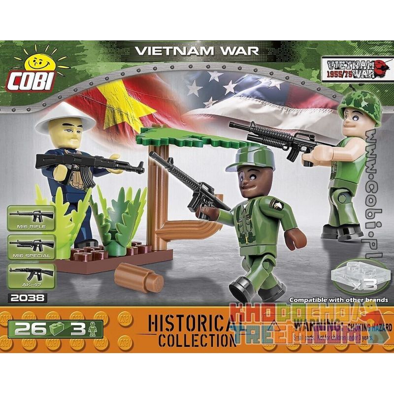 COBI 2038 2038 Xếp hình kiểu Lego MILITARY ARMY Vietnam War Chiến Tranh Việt Nam 5 khối COBI 2038 2038 Xếp hình kiểu Lego MILITARY ARMY Vietnam War Chiến Tranh Việt Nam 5 khối