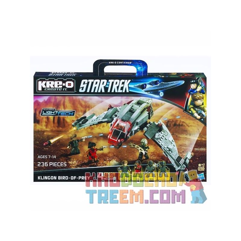 KRE-O A3136 3136 Xếp hình kiểu Lego Klingon Bird-of-Prey Construction Set Klingong Raasant Fighter Klingong Rausant Fighter. 236 khối KRE-O A3136 3136 Xếp hình kiểu Lego Klingon Bird-of-Prey Construction Set Klingong Raasant Fighter Klingong Rausant Fighter. 236 khối