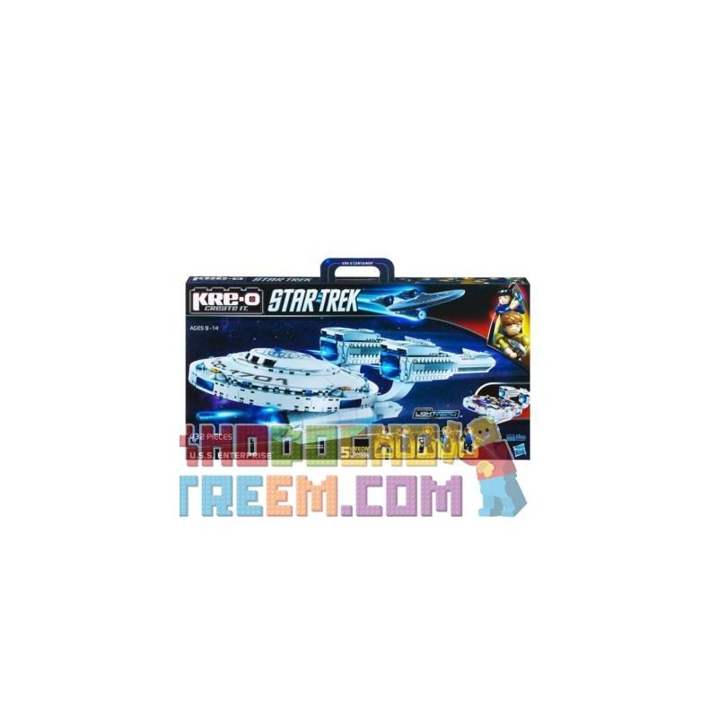 KRE-O A3137 3137 Xếp hình kiểu Lego U.S.S. Enterprise Construction Set U.s.s. Enterprise Number Số Doanh Nghiệp U.S.S. 432 khối KRE-O A3137 3137 Xếp hình kiểu Lego U.S.S. Enterprise Construction Set U.s.s. Enterprise Number Số Doanh Nghiệp U.S.S. 432 khối