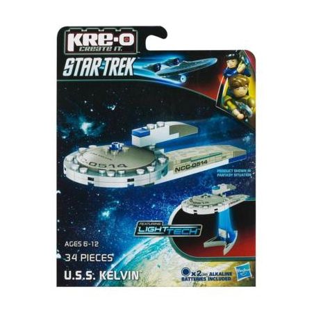 KRE-O A3370 3370 non  HOA KỲ KAIREN. bộ đồ chơi xếp lắp ráp ghép mô hình Movie & Game U.S.S. KELVIN CONSTRUCTION SET Phim Và Trò Chơi 34 khối