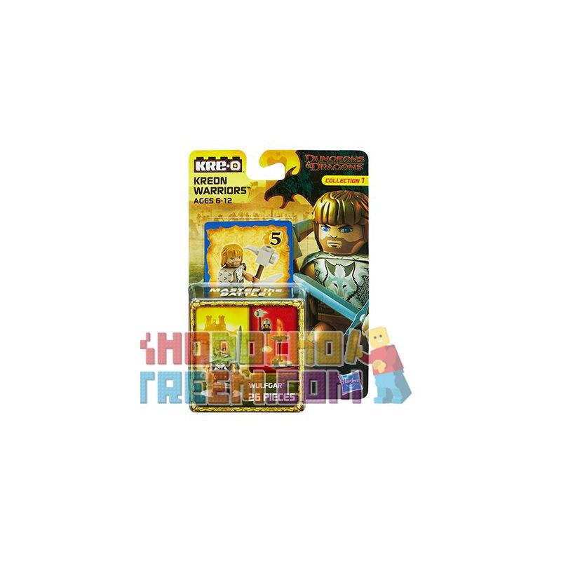 KRE-O A7711 7711 Xếp hình kiểu Lego GAMES Dragon And Dungeon Wulfgar Wulfgar. 26 khối KRE-O A7711 7711 Xếp hình kiểu Lego GAMES Dragon And Dungeon Wulfgar Wulfgar. 26 khối