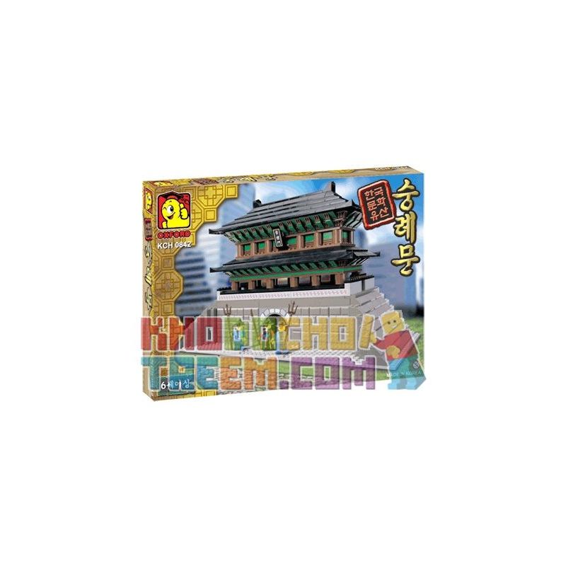 OXFORD KCH0842 0842 Xếp hình kiểu Lego MINI MODULAR Namdaemun (Sungnyemun) Chongli Gate Cổng Chongli. 889 khối OXFORD KCH0842 0842 Xếp hình kiểu Lego MINI MODULAR Namdaemun (Sungnyemun) Chongli Gate Cổng Chongli. 889 khối