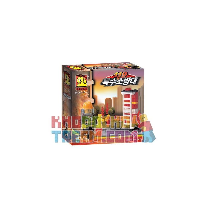 OXFORD MC0825-4 0825-4 non Lego 119 XE CỨU HỎA bộ đồ chơi xếp lắp ráp ghép mô hình City 119특수소방대(119 SPECIAL FIRE BRIGADE) Thành Phố