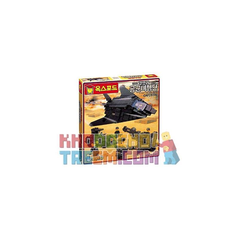 OXFORD OAF28000 28000 non Lego MÁY BAY CHIẾN ĐẤU TÀNG HÌNH F-117A bộ đồ chơi xếp lắp ráp ghép mô hình Military Army 코브라 공군비행단 Quân Sự Bộ Đội