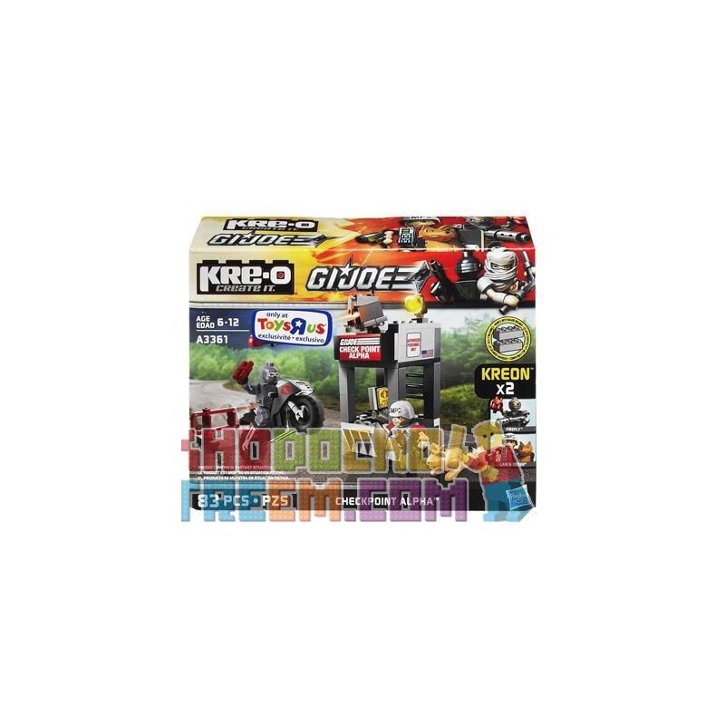 KRE-O A3361 3361 Xếp hình kiểu Lego Checkpoint Alpha Construction Set Special Forces Trạm Kiểm Soát Alpha 83 khối KRE-O A3361 3361 Xếp hình kiểu Lego Checkpoint Alpha Construction Set Special Forces Trạm Kiểm Soát Alpha 83 khối